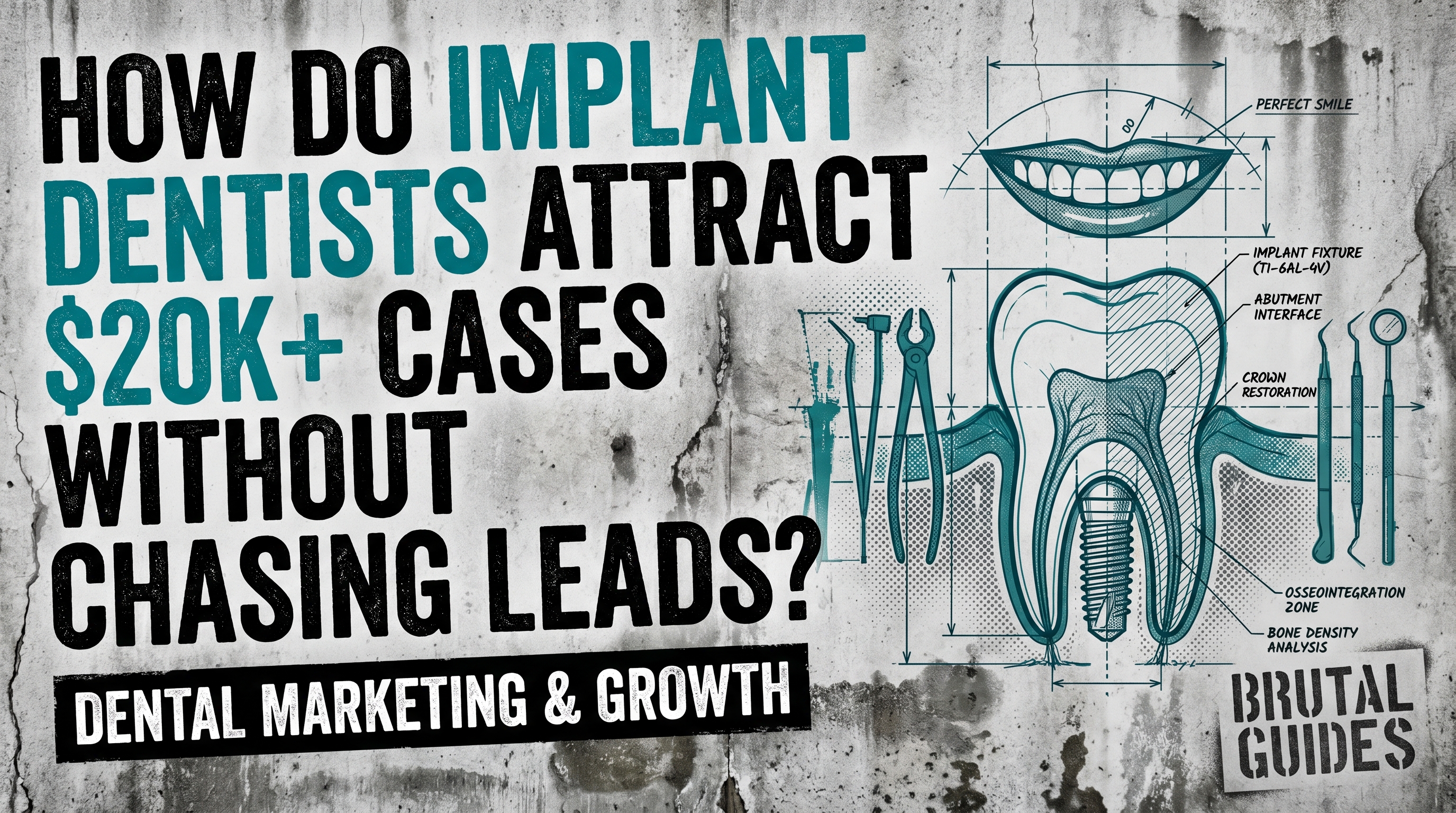 How Do Implant Dentists Attract $20K+ Cases Without Chasing Leads?